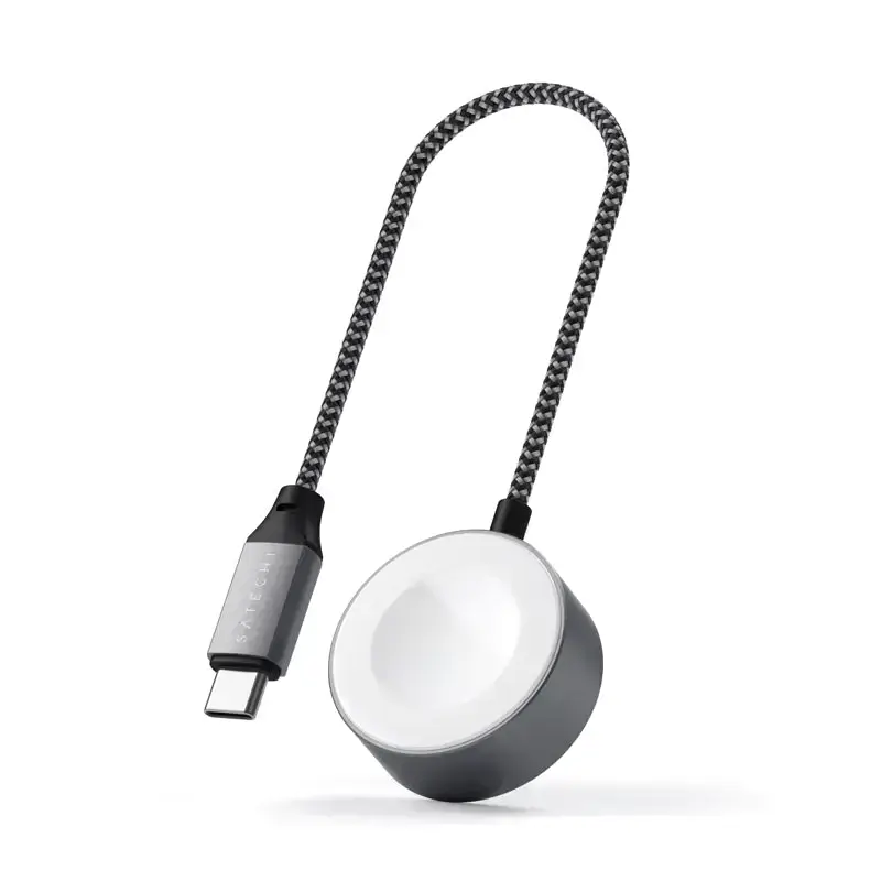 Satechi USB-C Magnetic Charging Cable for Apple Watch Space Gray (ST-TCAW7CM)