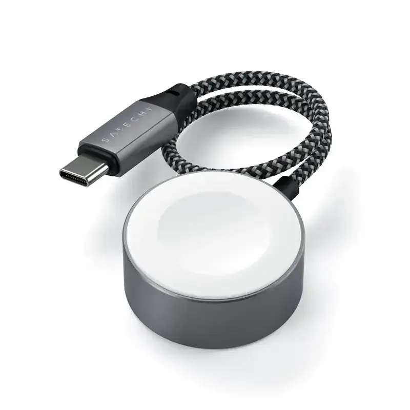 Satechi USB-C Magnetic Charging Cable for Apple Watch Space Gray (ST-TCAW7CM)