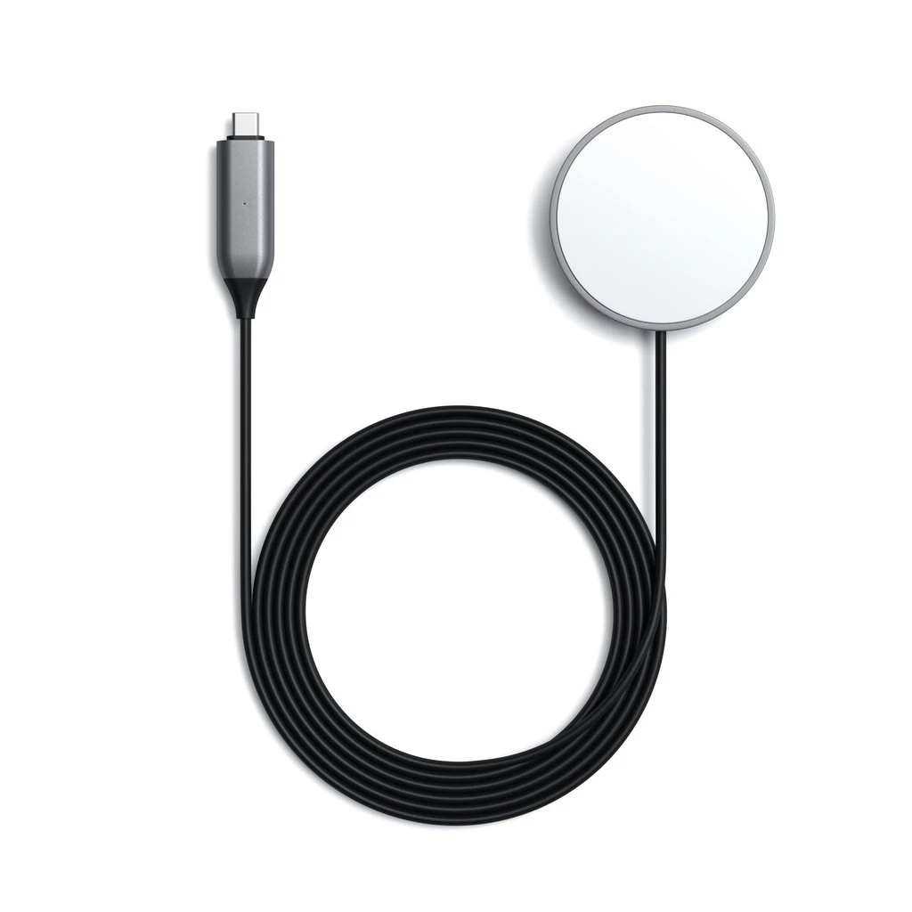 Satechi USB-C Magnetic Wireless Charging Cable Space Grey (ST-UCQIMCM)