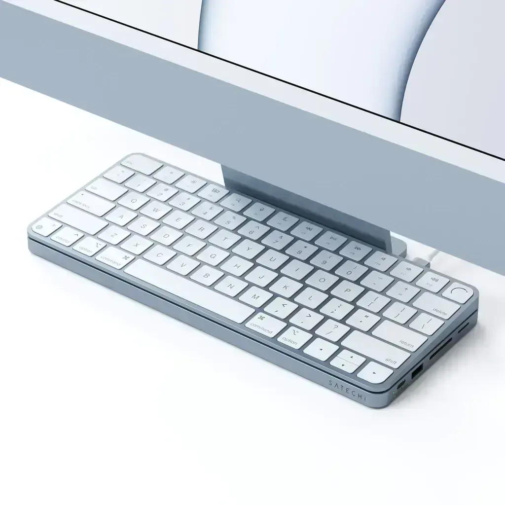 Satechi USB-C Slim Dock For 24” iMac - Blue (ST-UCISDB)