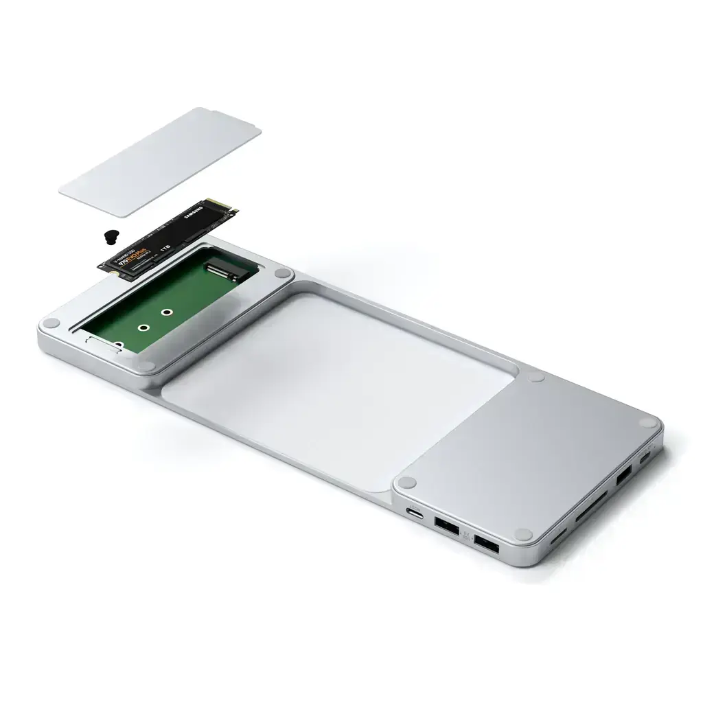 Satechi USB-C Slim Dock For 24” iMac - Silver (ST-UCISDS)