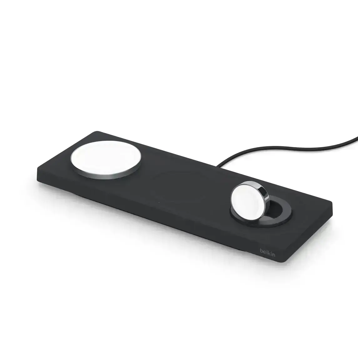 Бездротова зарядна панель Belkin BOOST↑CHARGE PRO 3-in-1 Wireless Charging Pad with MagSafe - Black (HPU72, WIZ016vfBK)