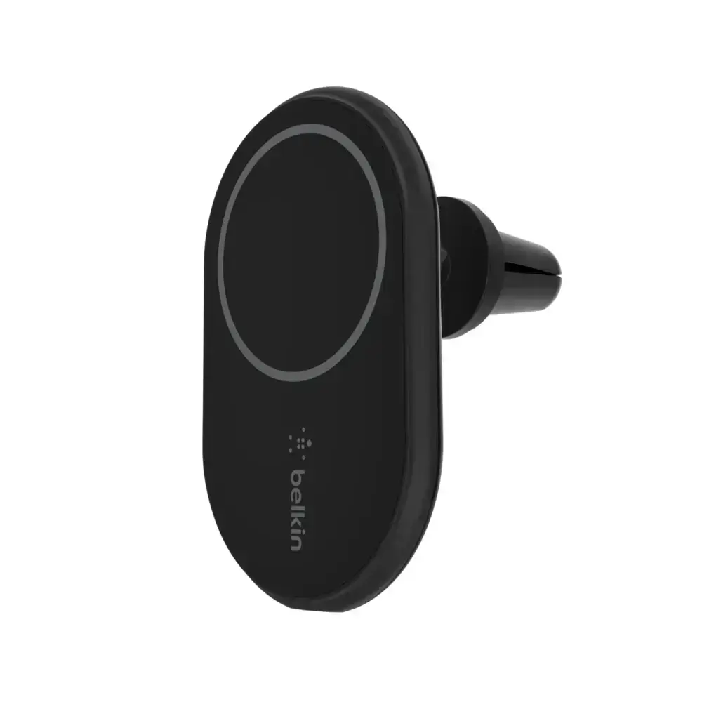 Автотримач із бездротовою зарядкою Belkin BOOST↑CHARGE Magnetic Wireless Car Charger 10W (WIC004btBK-NC) [Power Supply Not Included]