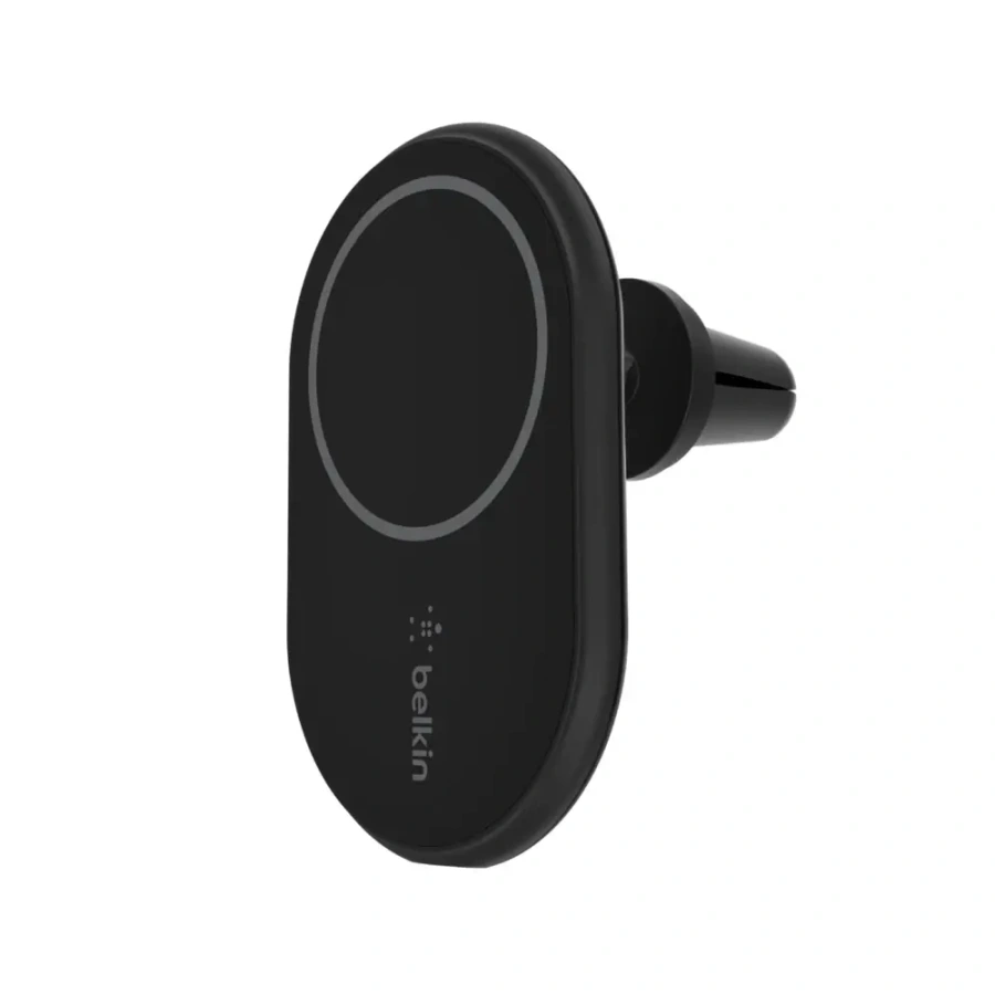 Автотримач із бездротовою зарядкою Belkin BOOST↑CHARGE Magnetic Wireless Car Charger 10W (WIC004btBK) [Power Supply Included]