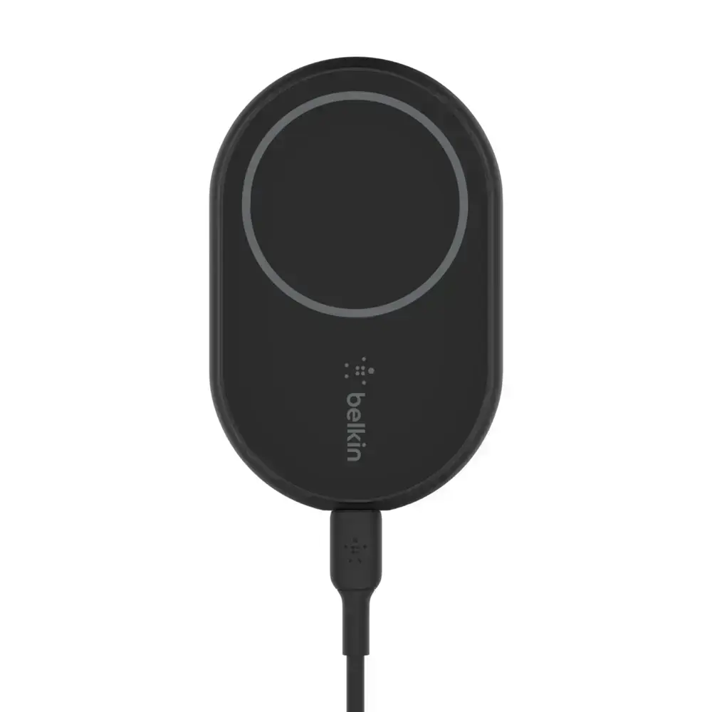 Автодержатель с беспроводной зарядкой Belkin BOOST↑CHARGE Magnetic Wireless Car Charger 10W (WIC004btBK) [Power Supply Included]