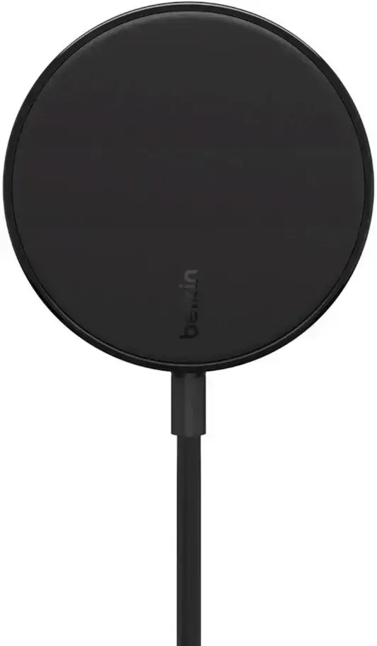 Belkin Magnetic Wireless Charger Compatible with MagSafe 2m - Black (WIA005btBK) [Power Supply Included]