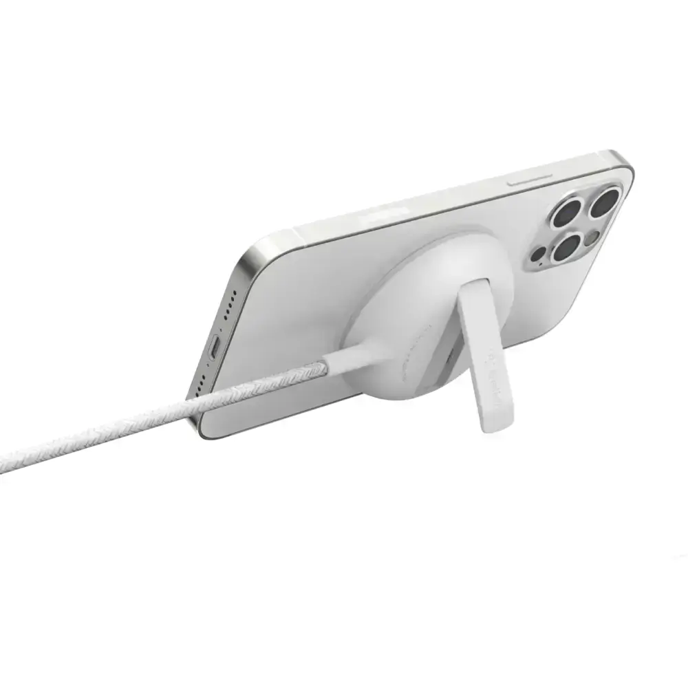 Belkin BOOST↑CHARGE™ PRO Portable Wireless Charger Pad with MagSafe Special Edition - White (WIA004btWH)