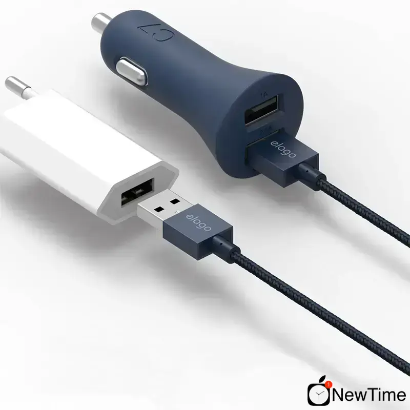 Elago Aluminum Lightning Cable Jean Indigo (ECA-ALJIN-IPL)