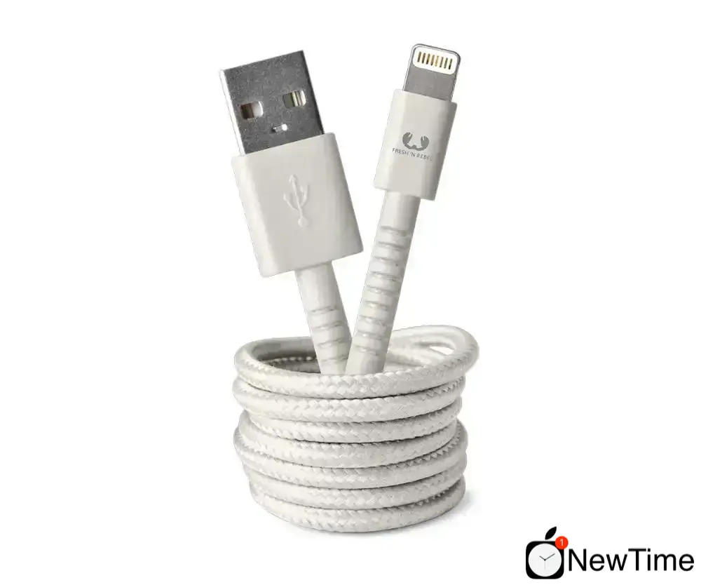 Fresh 'N Rebel Fabriq Lightning Cable 1,5m Cloud (2LCF150CL)
