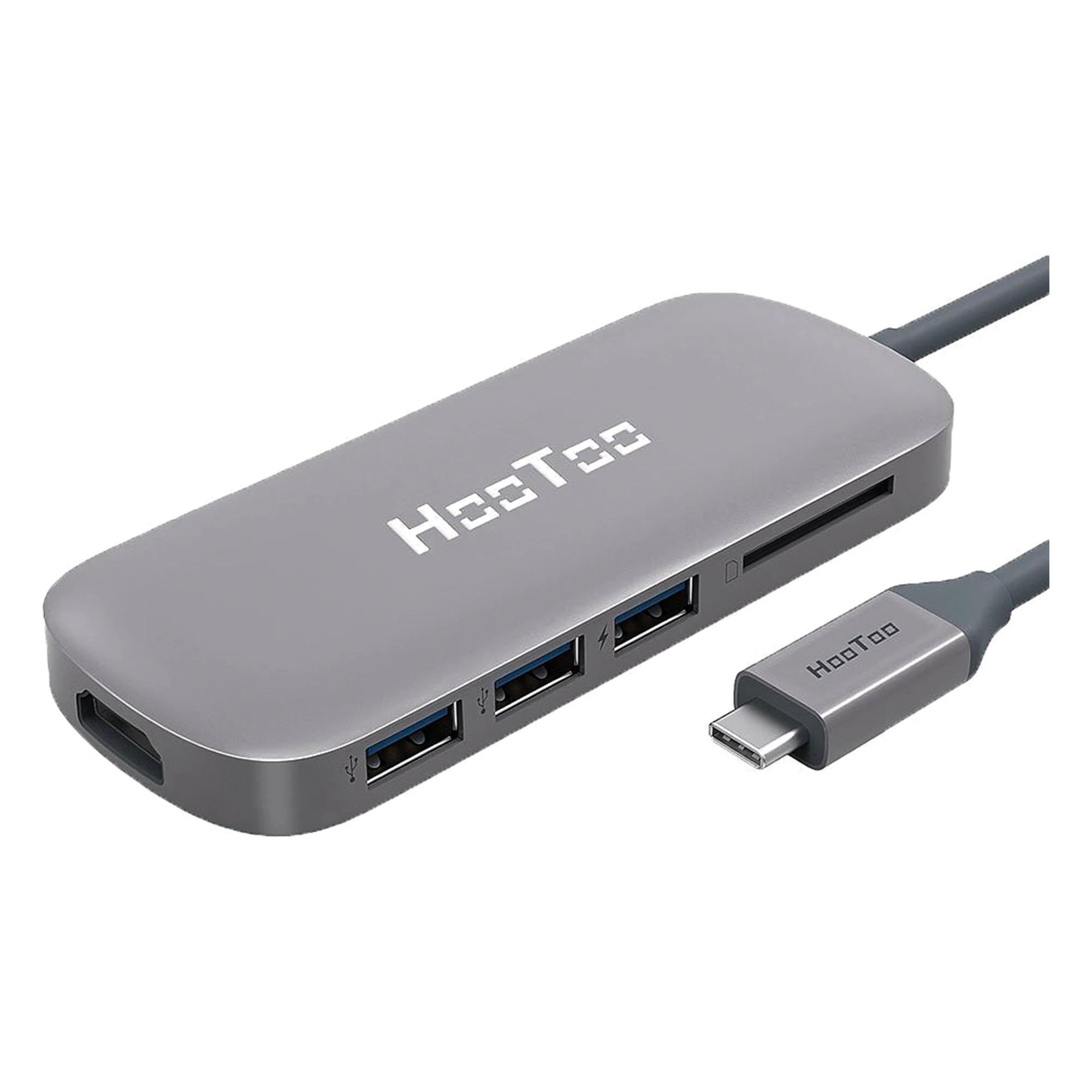 USB-хаб HooToo HT-UC001 Shuttle USB 3.1 Type-C Hub Grey (HT-UC001G)