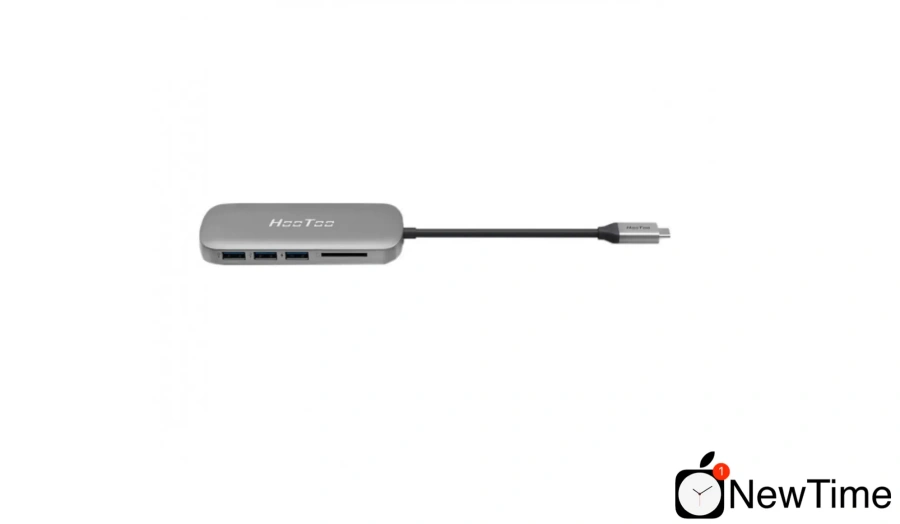 USB-хаб HooToo Shuttle Space Gray (HT-UC001-SG)