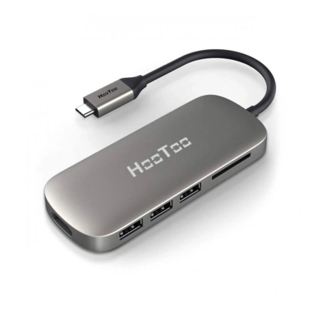 USB-хаб HooToo Shuttle Space Gray (HT-UC001-SG)