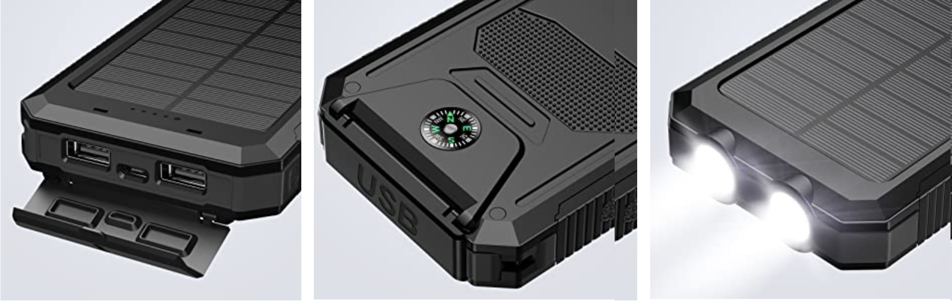 Портативний зарядний пристрій KAPURUI Power Bank - 10000mAh - Black (YD-886)