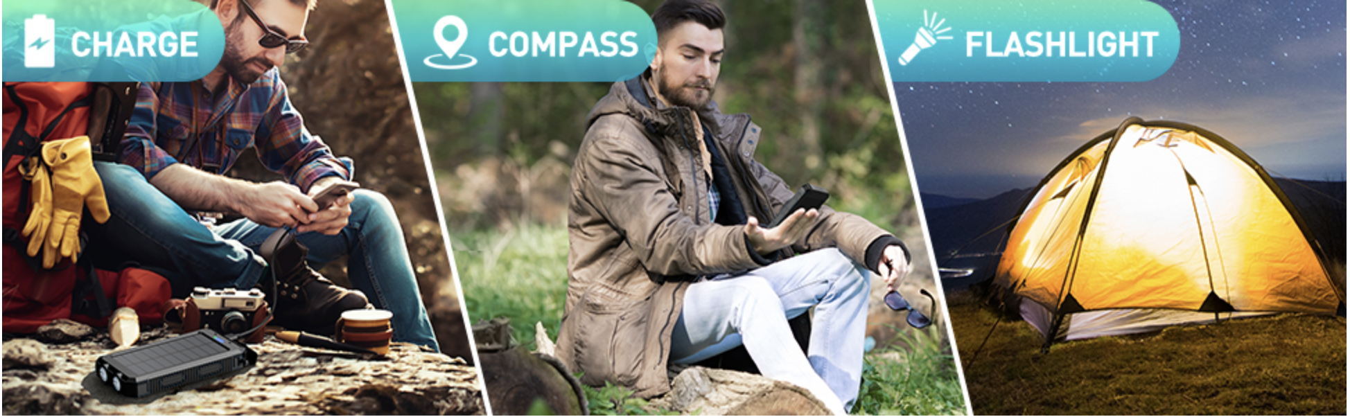 Портативное зарядное устройство KAPURUI Power Bank - 10000mAh - Black (YD-886)