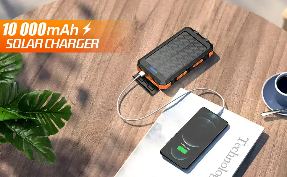 Портативний зарядний пристрій KAPURUI Power Bank - 10 000mAh - Orange