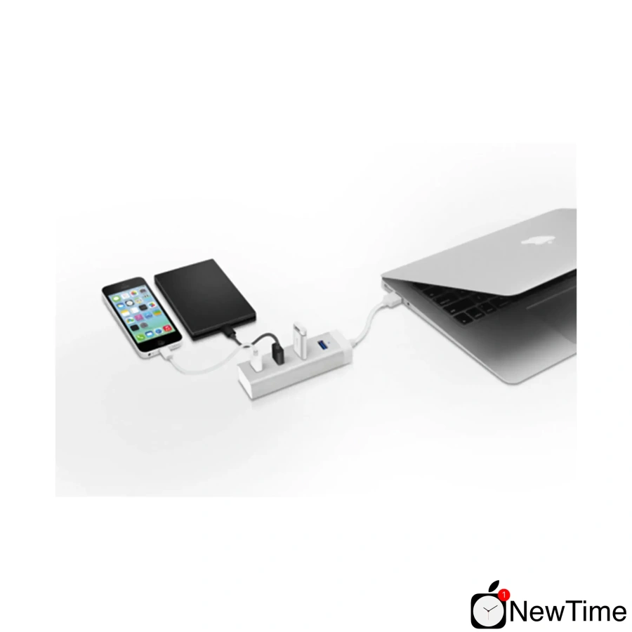 Хаб Macally 4 port USB 3.0 (U3HUBA)