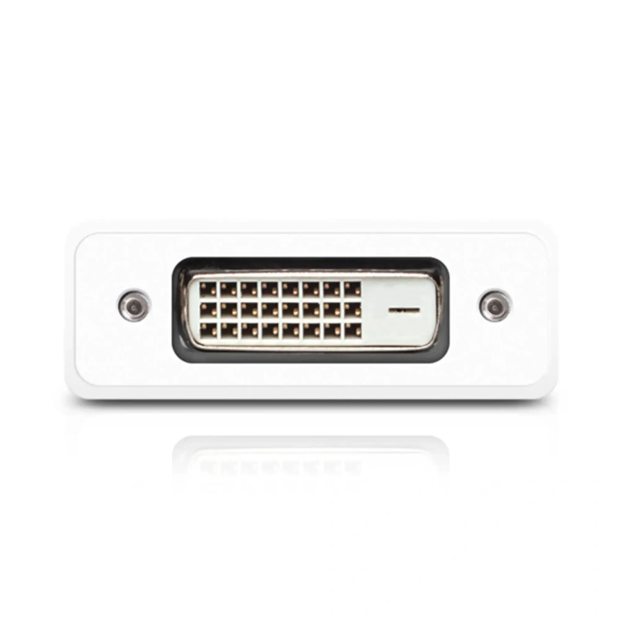 Адаптер Macally Mini DisplayPort to 3-in1 DVI / HDMI / VGA 4K - White (MD-3N1-4K)