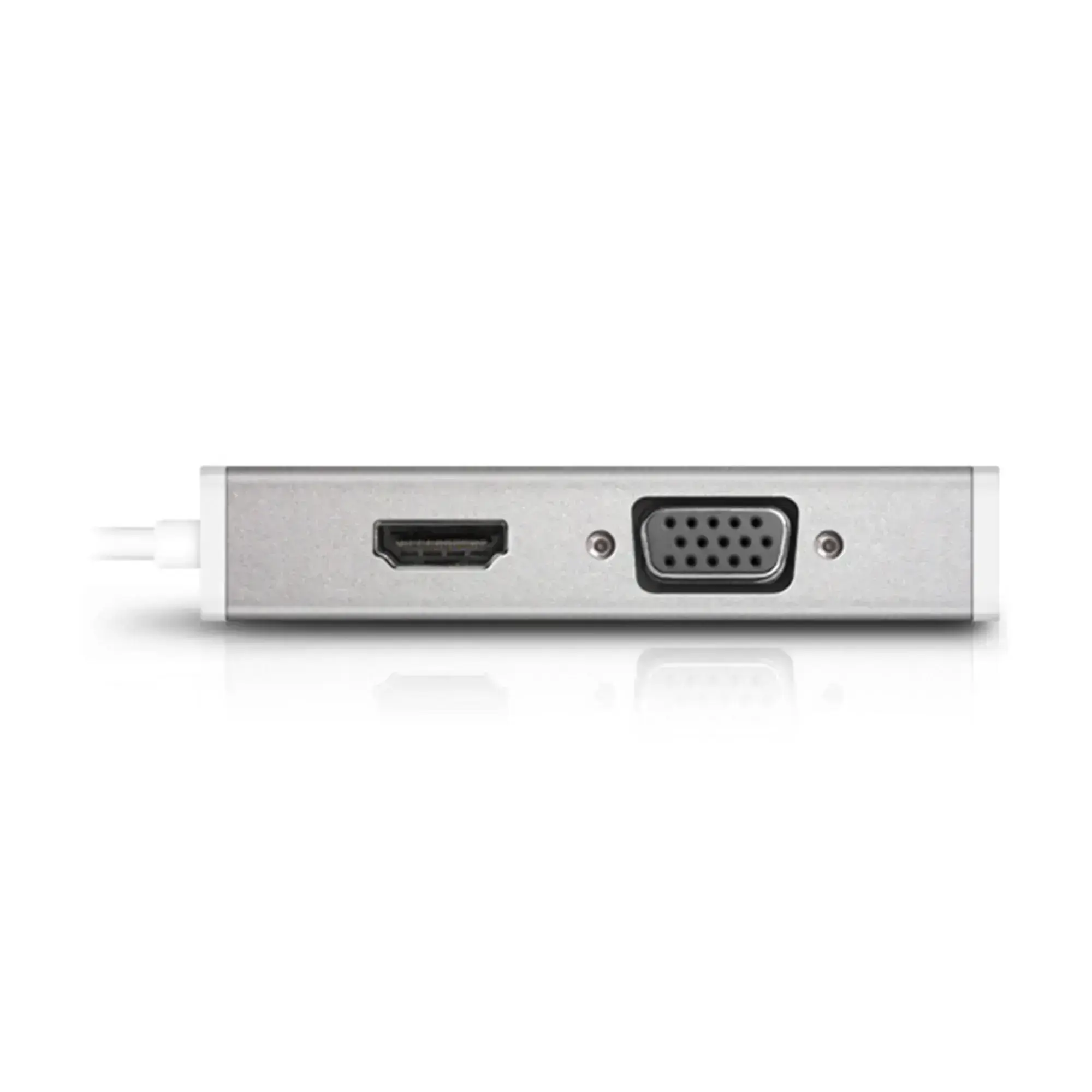 Адаптер Macally Mini DisplayPort to 3-in1 DVI/HDMI/VGA 4K - White (MD-3N1-4K)