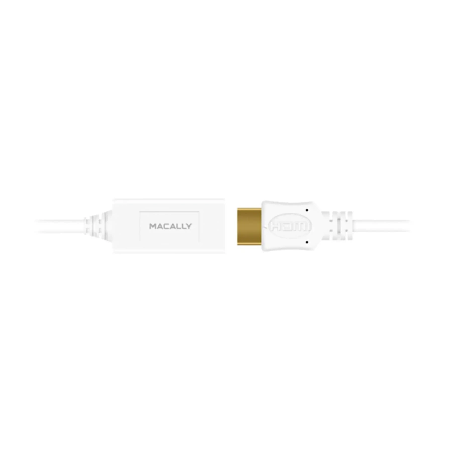 Адаптер Macally Mini DisplayPort to HDMI 4K with HDMI cable 180 cm - White (MD-HD6C-4K)
