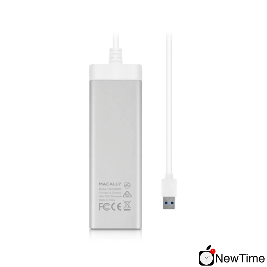 Хаб Macally USB 3.0 to 3 port USB 3.0 with Gigabit Ethernet adapter (U3HUBGBA)