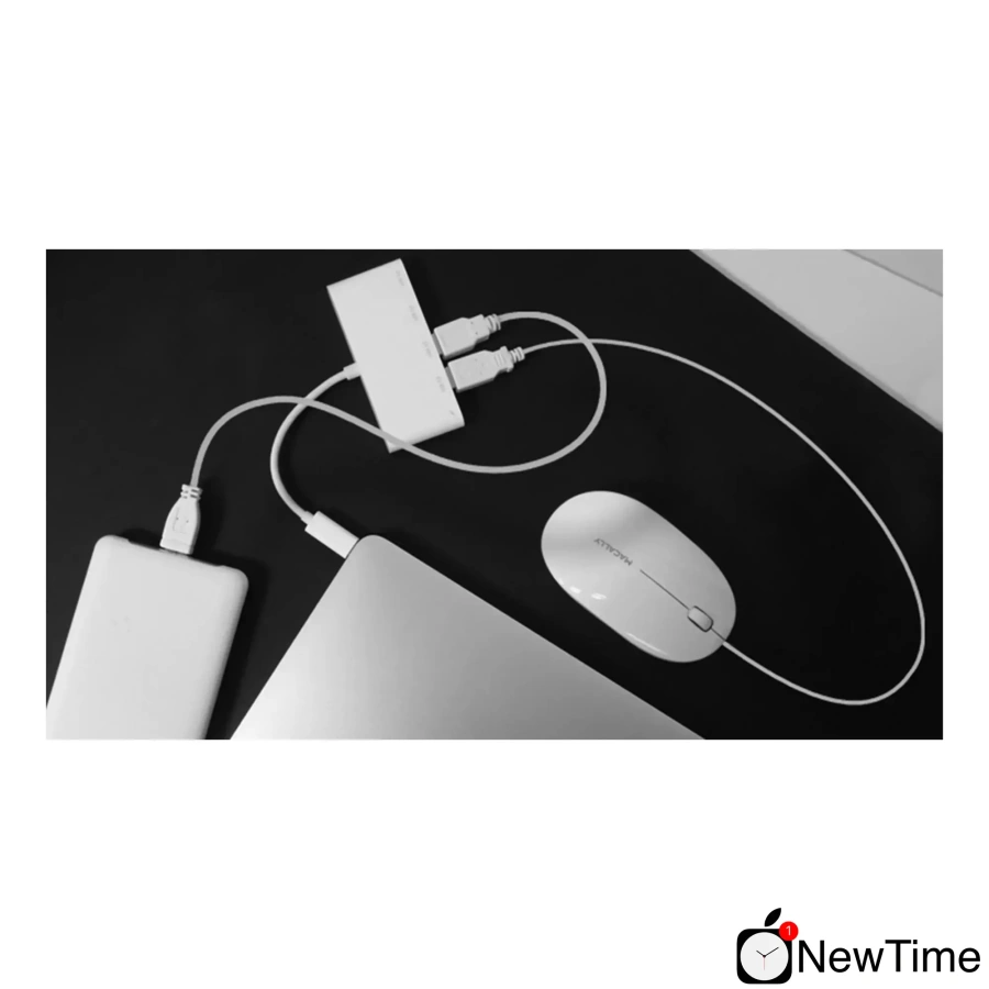 Хаб Macally USB-C to 4 x USB-A 3.0 + USB-C (UC3HUB4C)