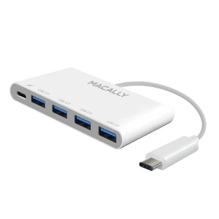 Хаб Macally USB-C to 4 x USB-A 3.0 + USB-C (UC3HUB4C)