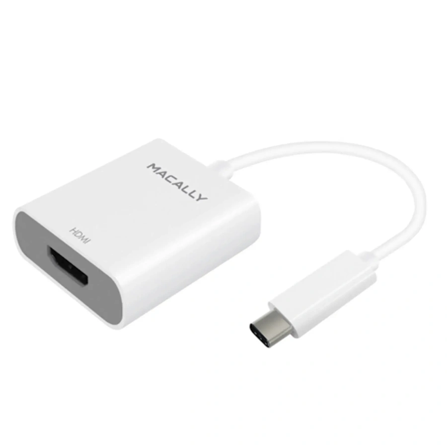 Адаптер Macally з USB-C 3.1 порту на HDMI 4K / 60Hz порт, білий (UCH4K60)