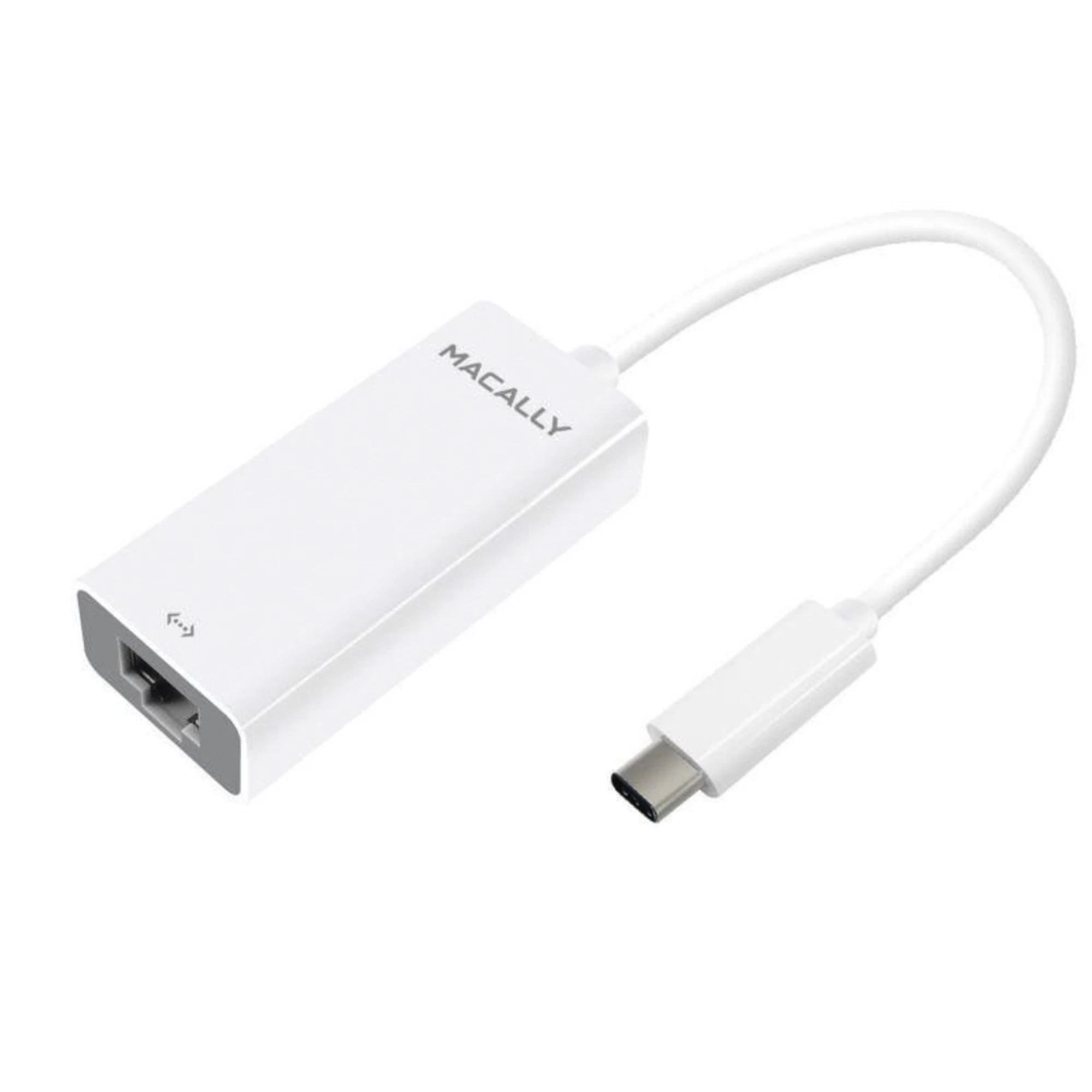 Адаптер Macally USB-C to Gigabit Ethernet White (UCGB)
