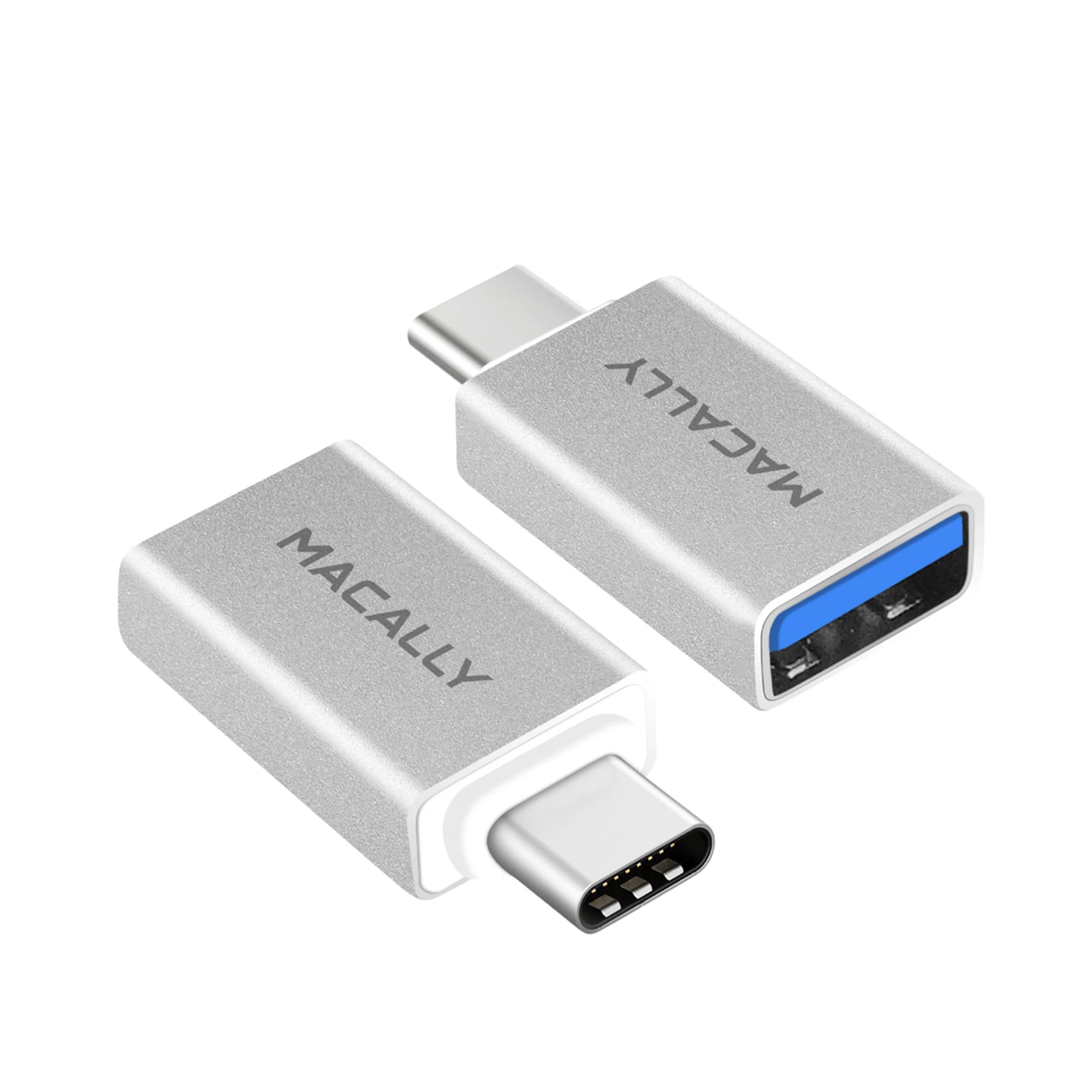 Адаптер Macally USB-C to USB-A 3.0 2 in Pack (UCUAF2)