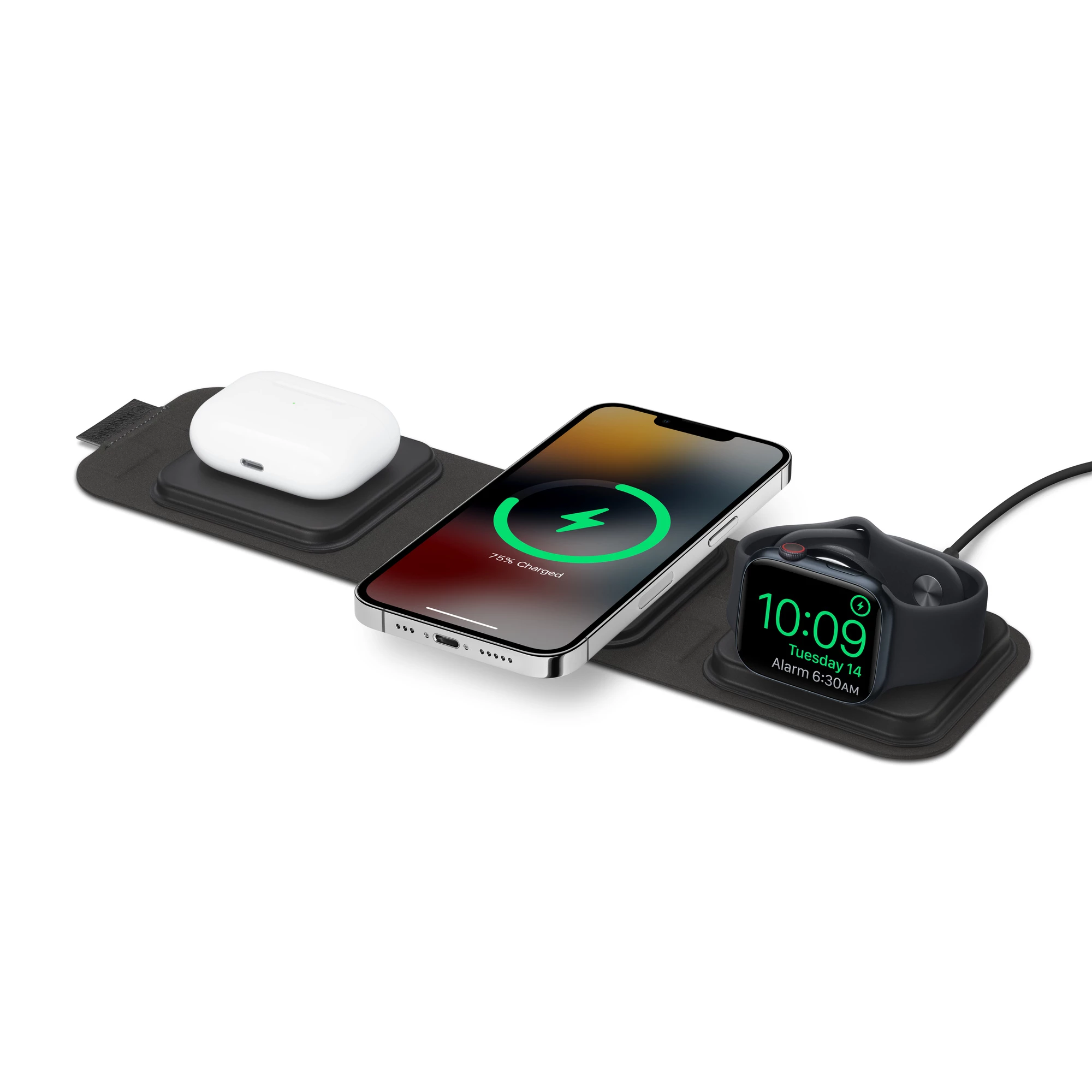 Дорожное зарядное устройство Mophie 3-in-1 Travel Charger with MagSafe (401308654) EU Plug