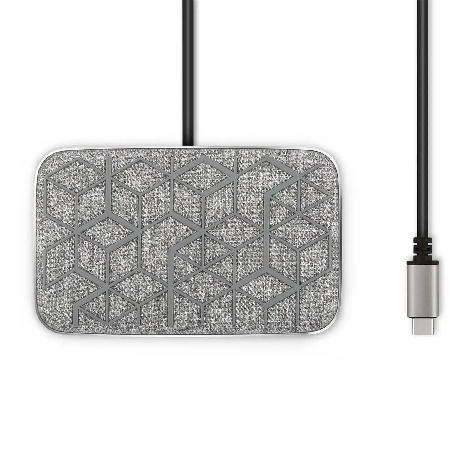 Док-станція + бездротова зарядка Moshi Symbus Q Compact USB-C Dock + Wireless Charging Silver (99MO084216)