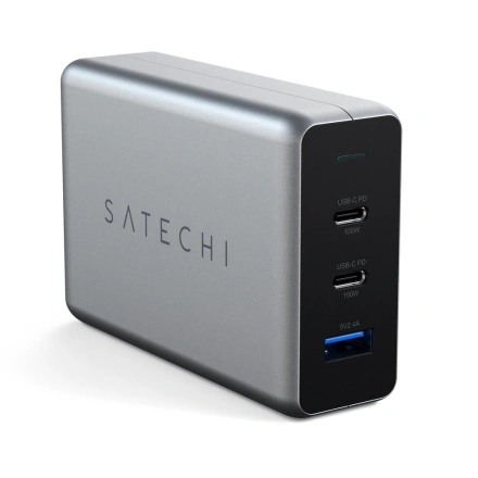 Satechi 100W USB-C PD Compact Gan Charger (ST-TC100GM-EU)