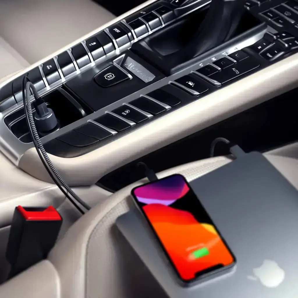 Автомобильное зарядное устройство Satechi 72W Type-C PD Car Charger Space Grey (ST-TCPDCCM)