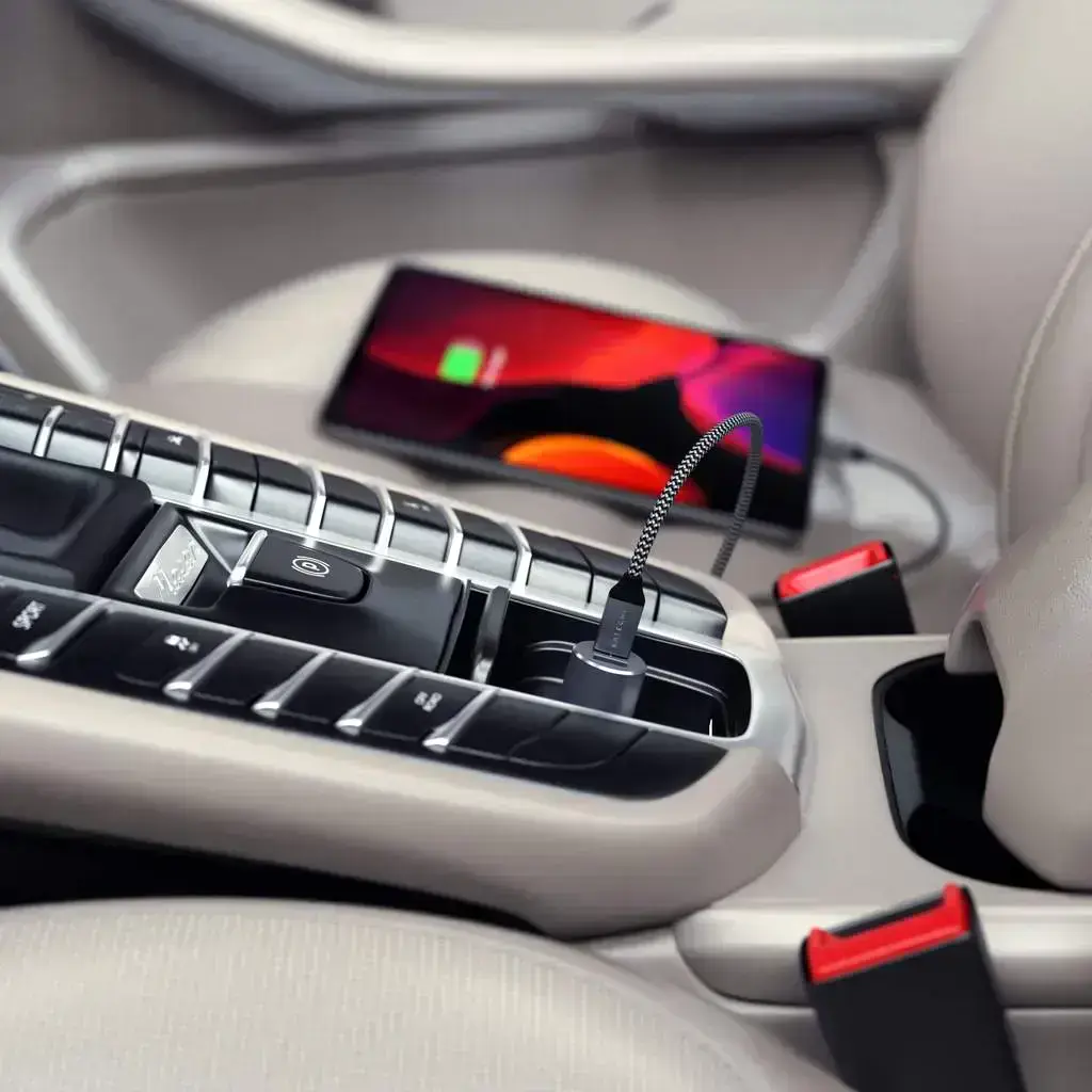 Автомобильное зарядное устройство Satechi 72W Type-C PD Car Charger Space Grey (ST-TCPDCCM)