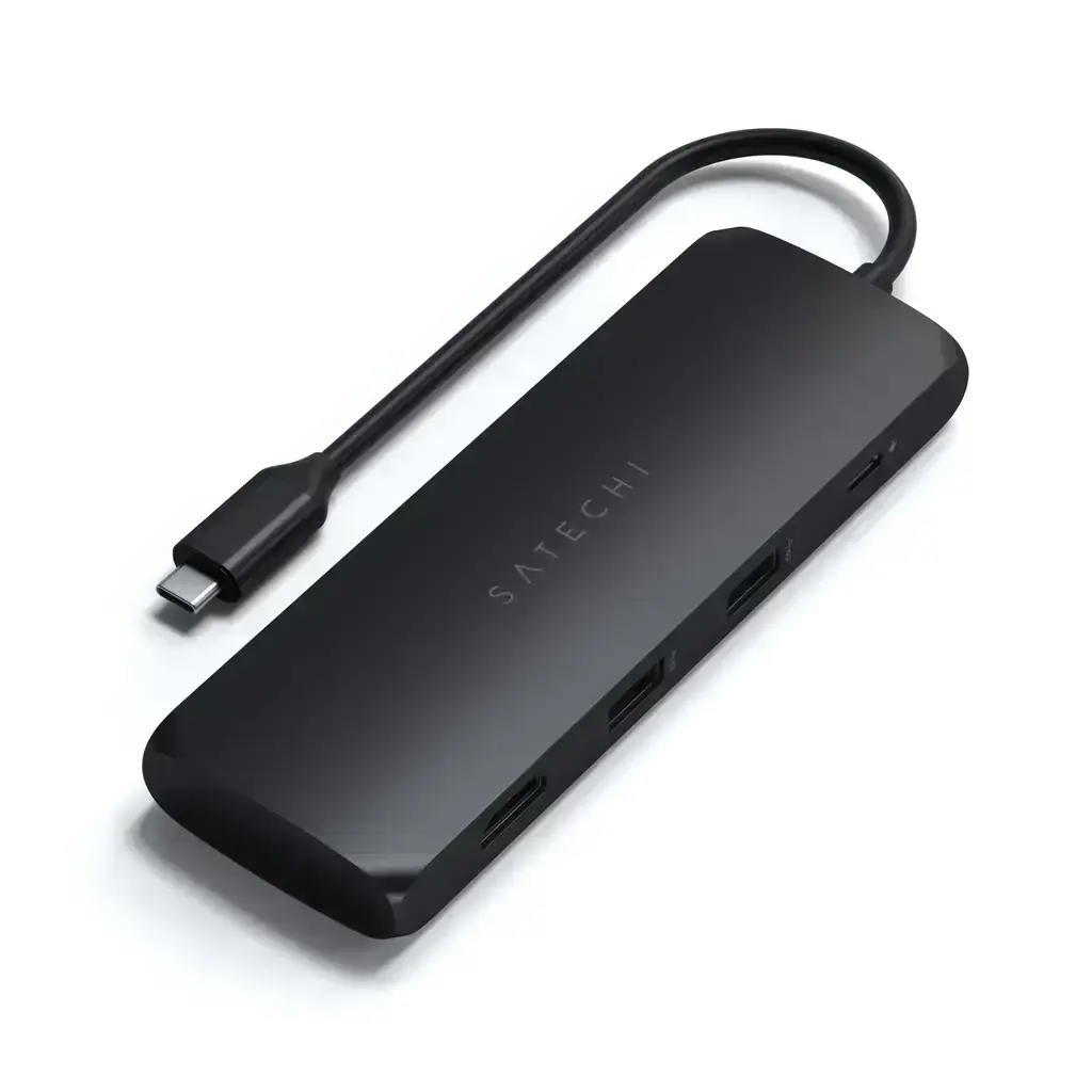 Satechi Aluminum Type-C Hybrid Multiport Adapter Black (ST-UCHSEK)