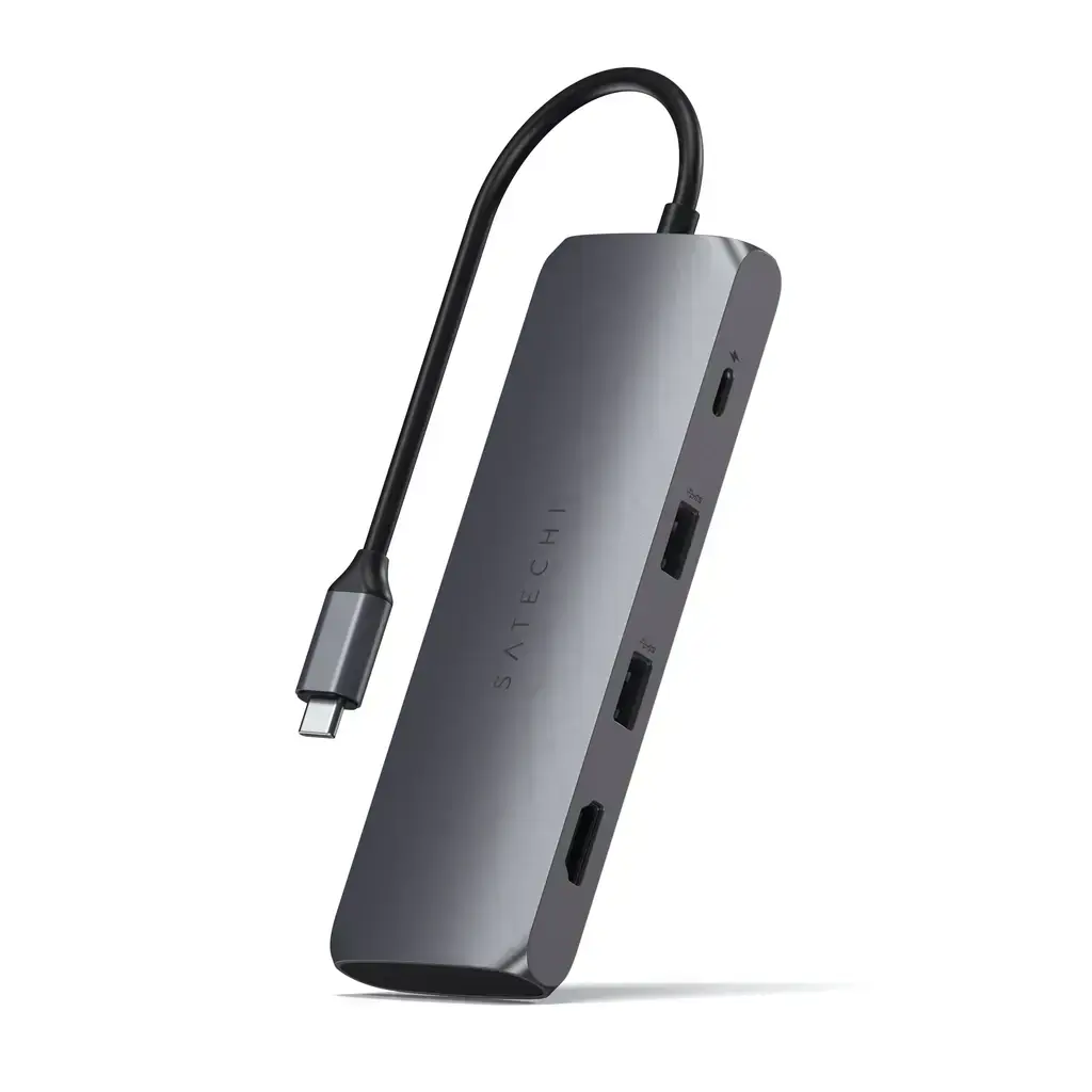 Satechi Aluminum Type-C Hybrid Multiport Adapter Space Gray (ST-UCHSEM)