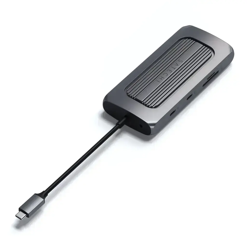 Satechi Aluminum USB-C Multi-Port MX Adapter Space Gray (ST-UCMXAM)