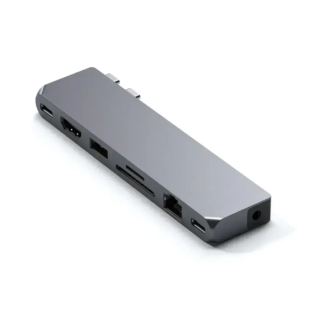 Satechi Aluminum USB-C Pro Hub Max Adapter Space Gray (ST-UCPHMXM)