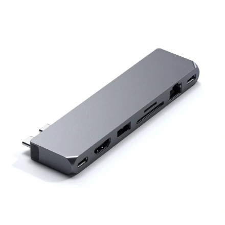 Satechi Aluminum USB-C Pro Hub Max Adapter Space Gray (ST-UCPHMXM)