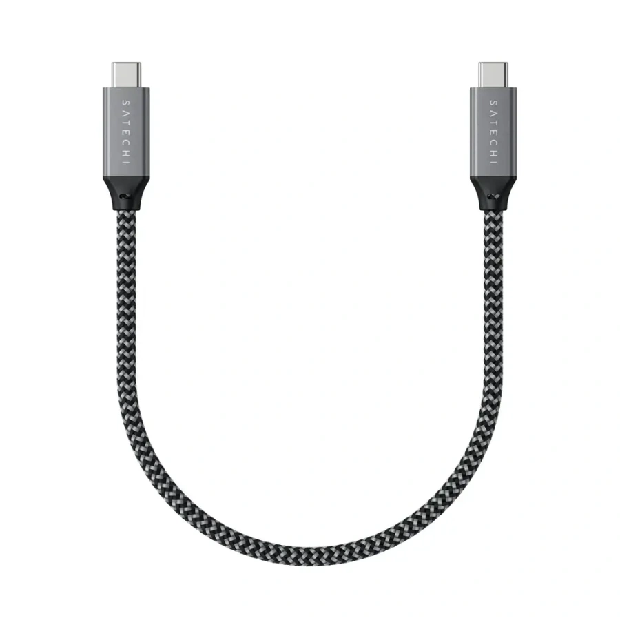 Satechi USB4 C to C Cable 100W Space Gray 25 cm (ST-U4C25M)