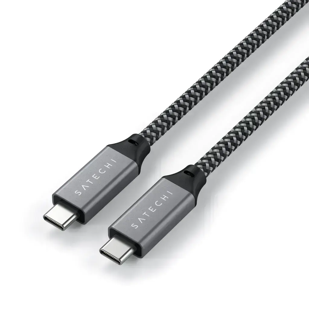 Satechi USB4 C to C Cable 100W Space Gray 80 cm (ST-U4C80M)