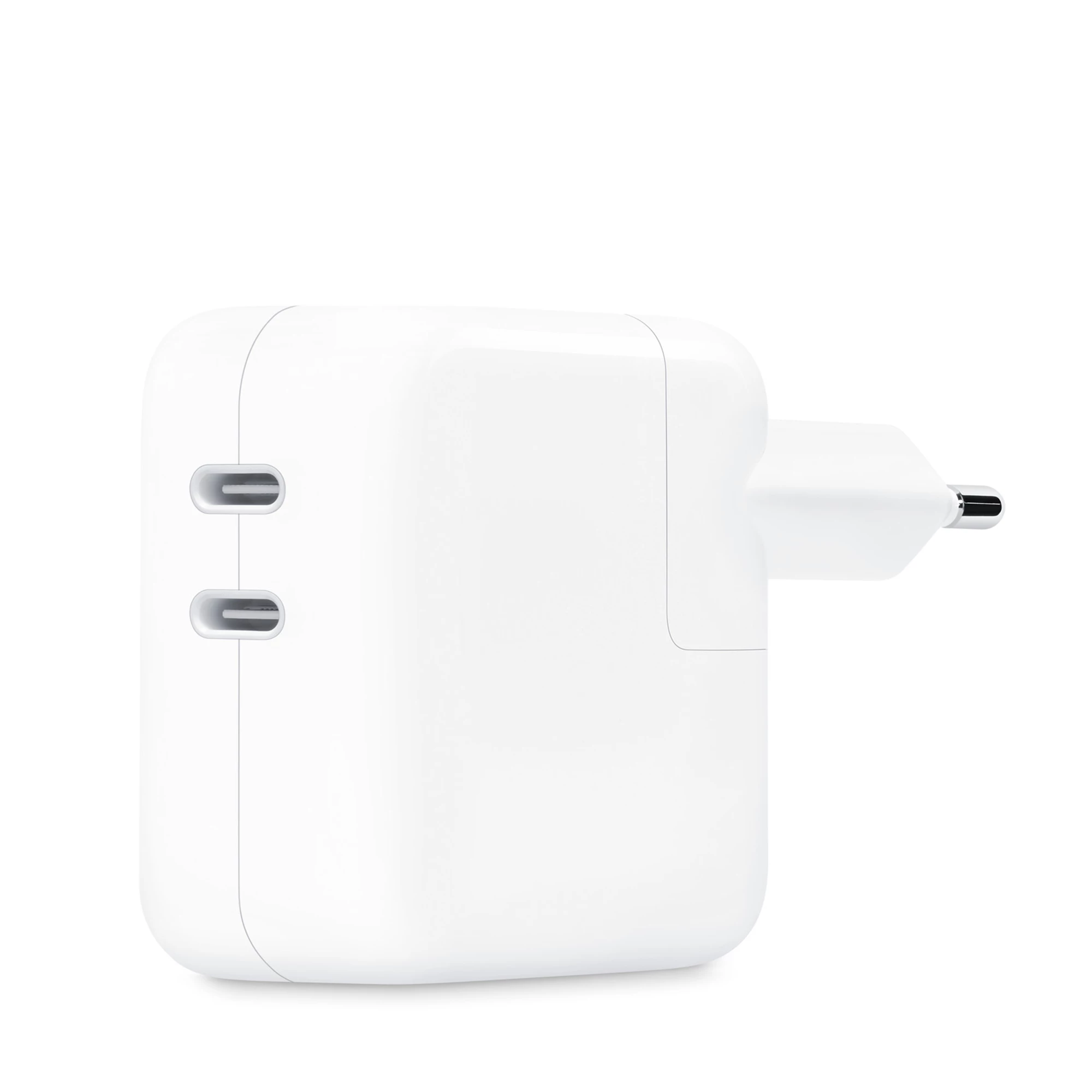 Адаптер живлення Apple 35W Dual USB-C Port Power Adapter (MW2K3, MNWP3) EU Plug