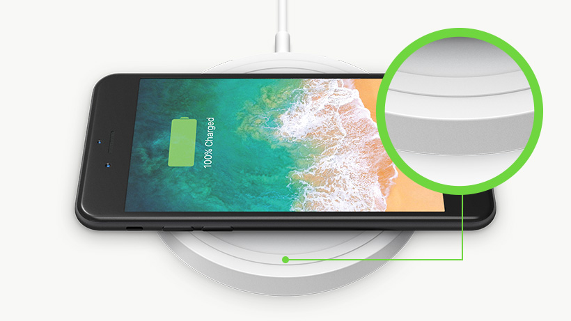 Бездротовий зарядний пристрій Belkin BOOST UP CHARGE Wireless Charging Pad 5W Black (HN5G2) (F7U067vfBLK-APL)