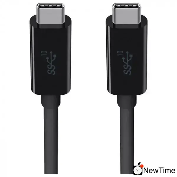 Кабель Belkin USB 3.1 USB-C to USB-C 1 м (F2CU030bt1M-BLK)