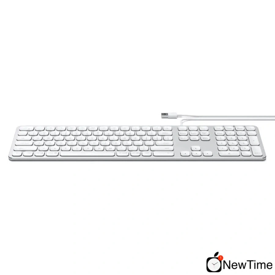 Satechi Aluminum USB Wired Keyboard Silver US (ST-AMWKS)