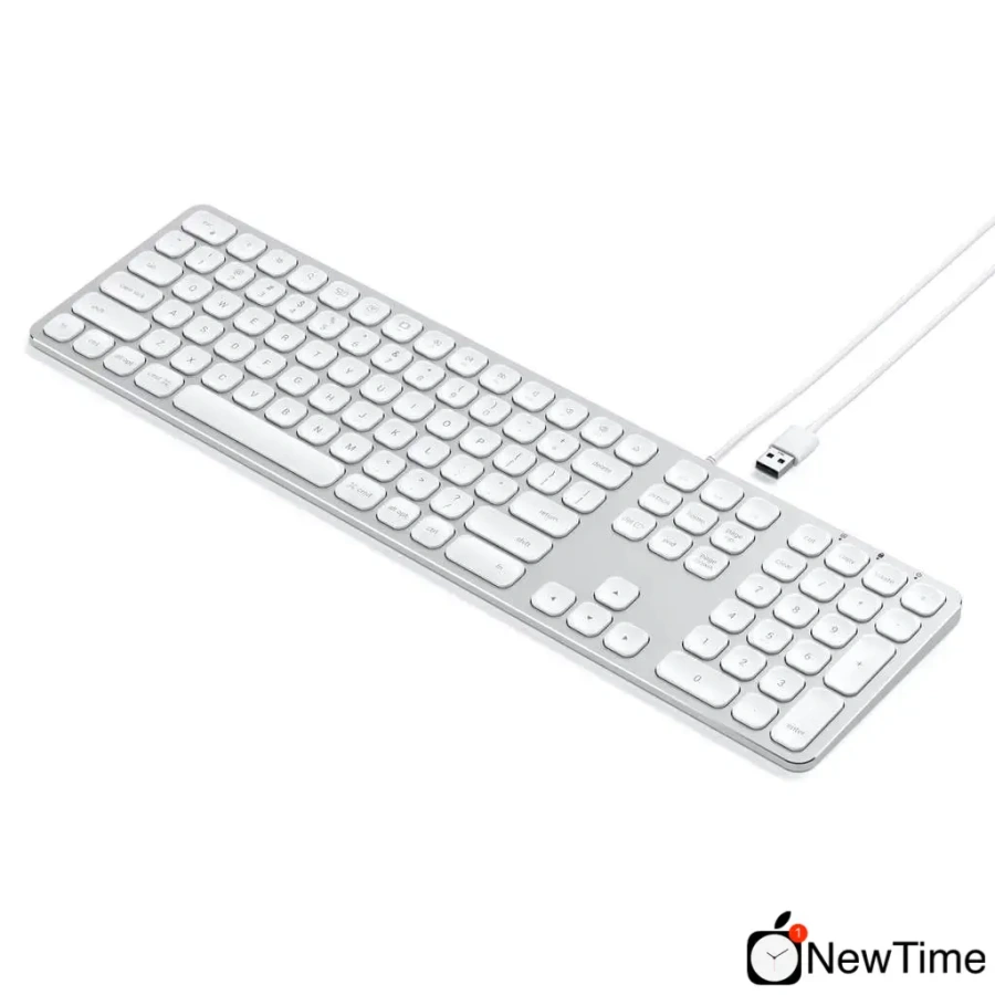 Satechi Aluminum USB Wired Keyboard Silver US (ST-AMWKS)
