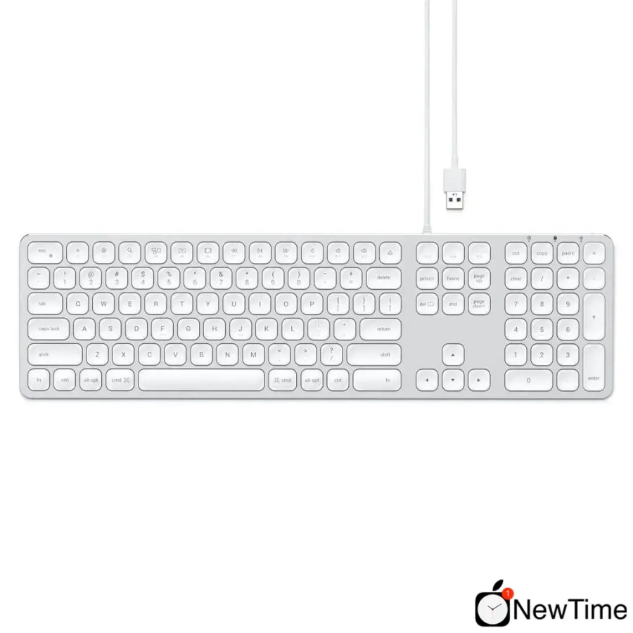 Satechi Aluminum USB Wired Keyboard Silver US (ST-AMWKS)