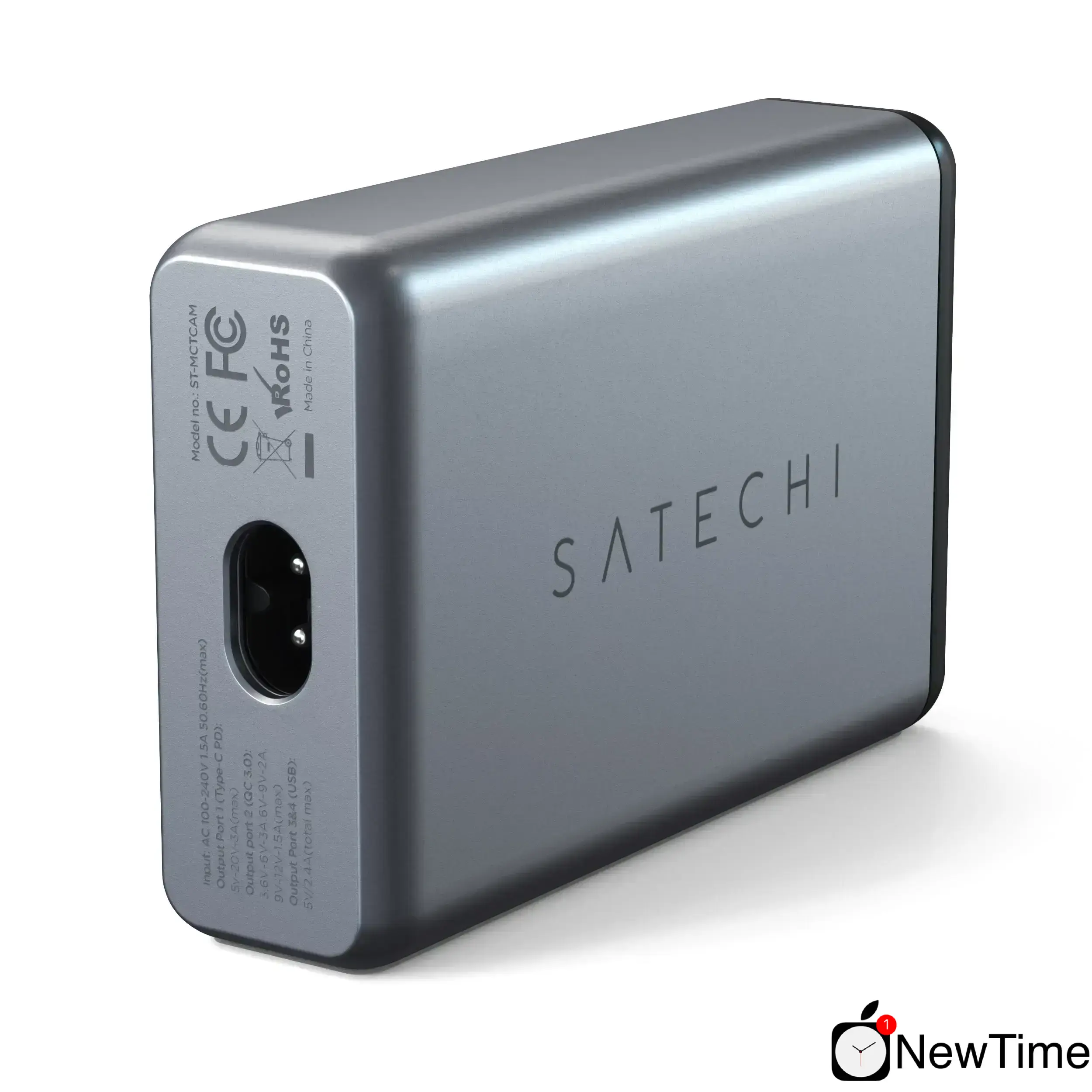 Сетевое зарядное устройство Satechi USB-C 75W Travel Charger Space Gray (ST-MCTCAM)