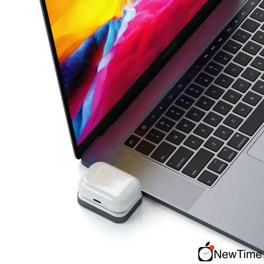 Satechi USB-C Wireless Charging Dock Space Grey for Airpods (ST-TCWCDM)