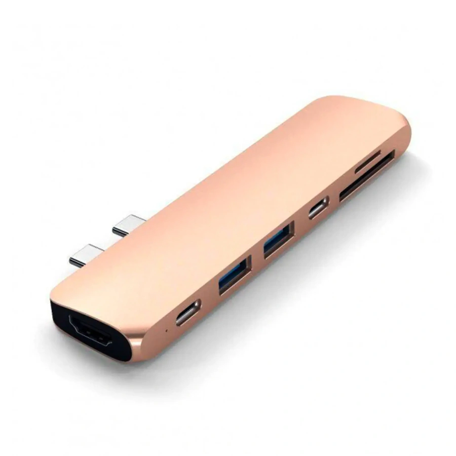 Satechi Aluminum Type-C Pro Hub Adapter Gold (ST-CMBPG)